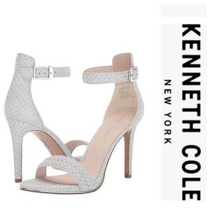 Brand New! Kenneth Cole NY Gray Leather Heels